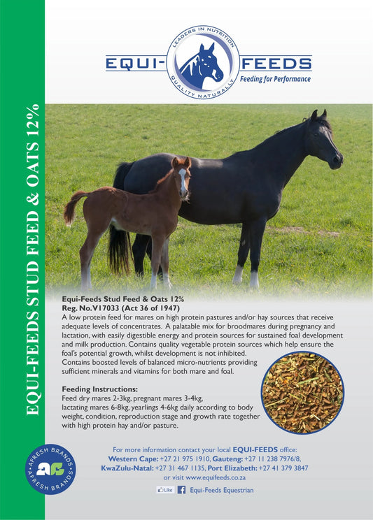 Equi-Feeds Stud Feed & Oats 12% (Meal)