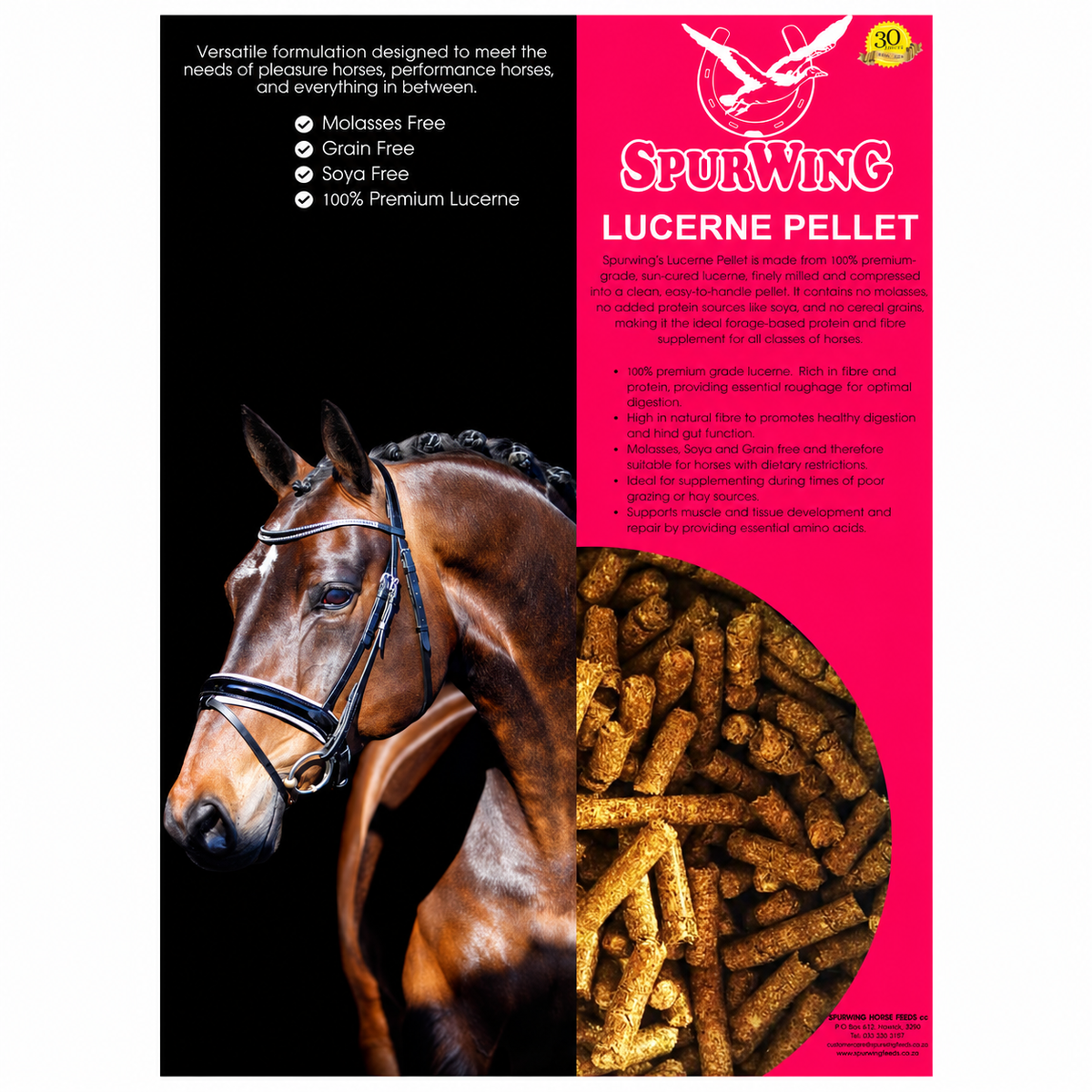 Spurwing Lucerne Pellets
