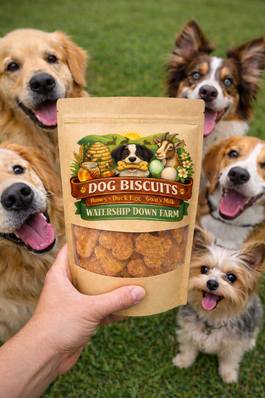 Farm - Fresh Home Baked Dog Biscuts